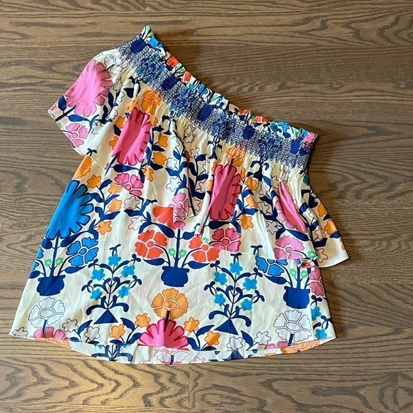 Plenty by Tracy Reese one shoulder ruffle blouse - Picture 6 of 8